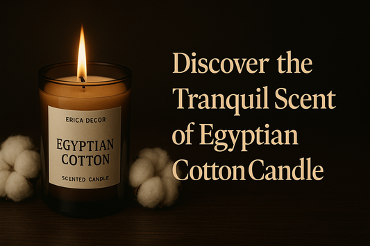 Egyptian Cotton Candle: A Breath of Clean Elegance