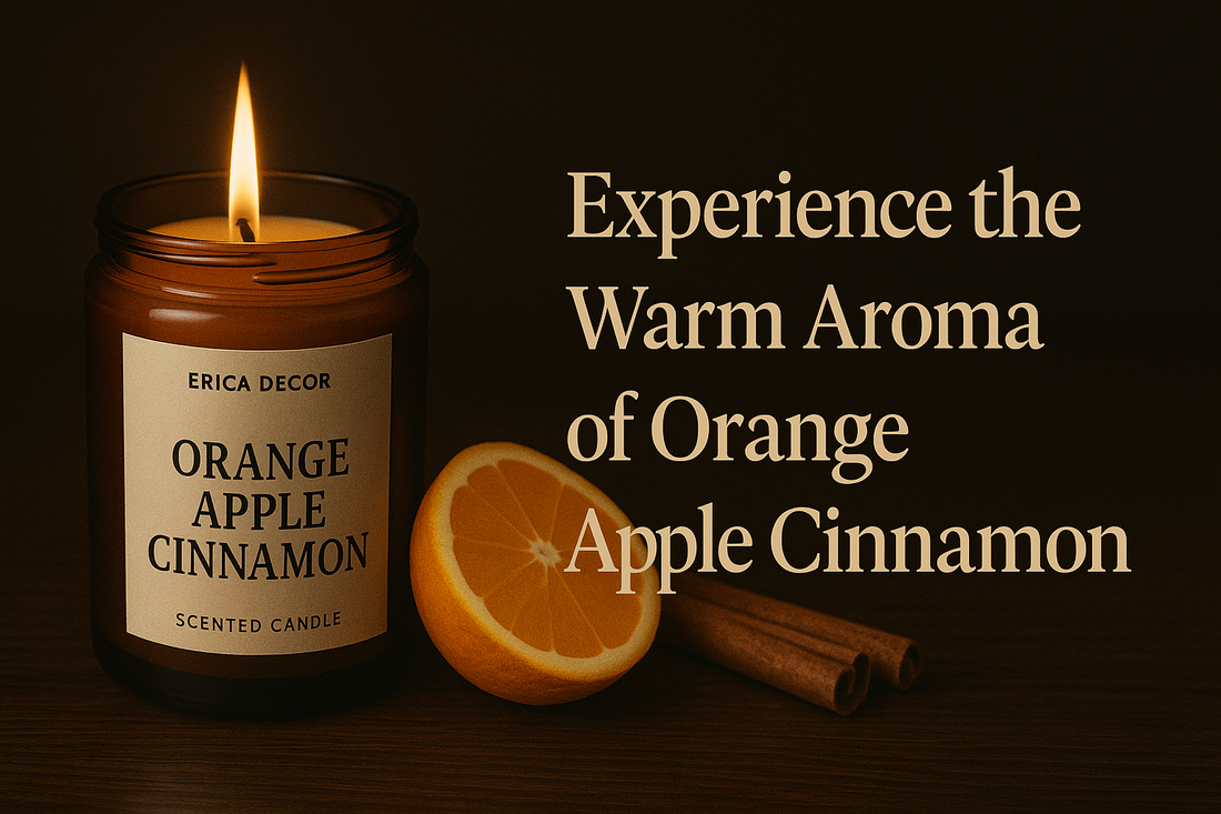 Orange Apple Cinnamon Candle: A Festive Fruity Delight