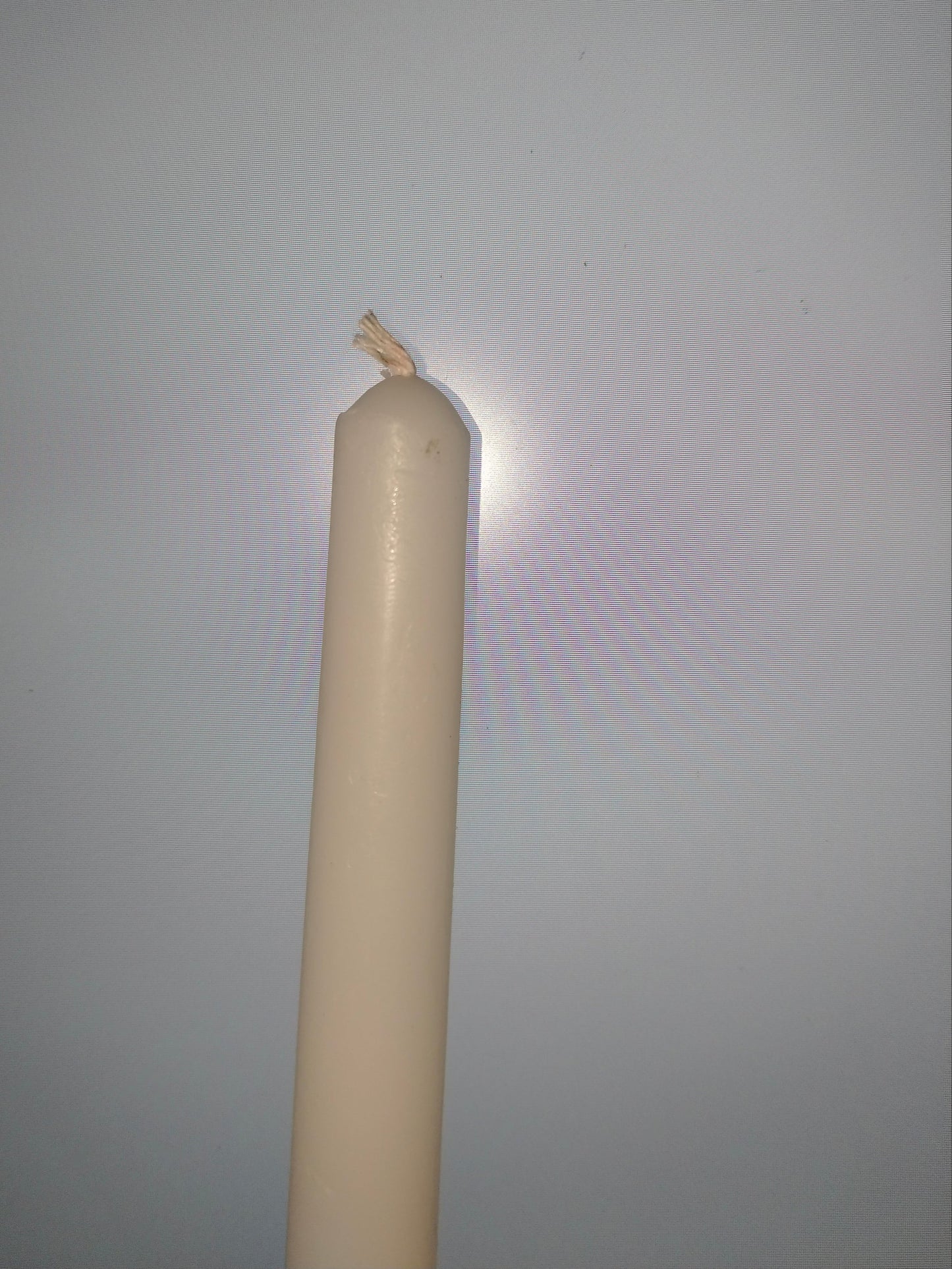 Erica Decor Candles Unscented Dripless Taper Candles || 10 Inch x 0.75 Inch || Spell Candles || Set of 10 || Paraffin Wax (White) || Burnng Time 8 Hours