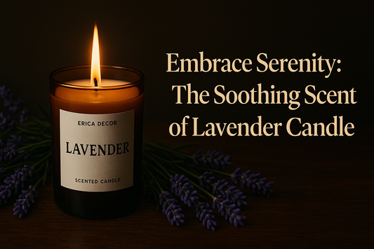 Lavender Candle: A Soothing Floral Embrace