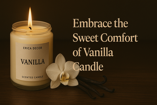 Vanilla Candle: A Warm, Sweet Hug in a Jar