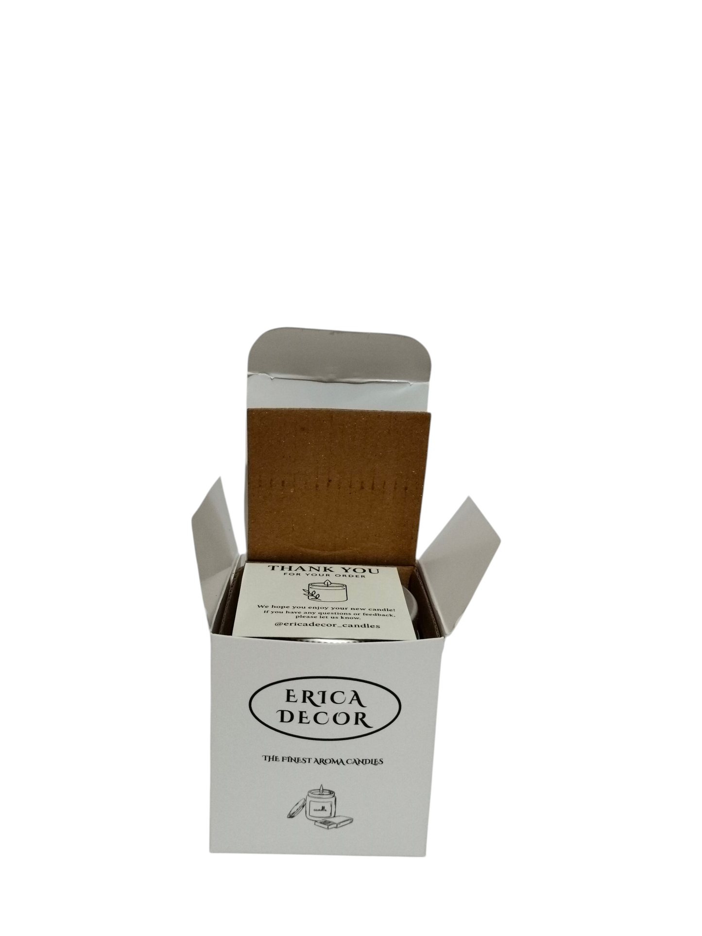 Vanilla Soy Wax Candle – Classic Sweet Aroma | Erica Decor